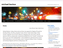 Tablet Screenshot of michaeljbackus.com